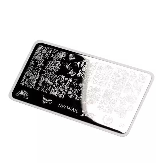 Blaszka Neonail Stamping plate 07 do stempli