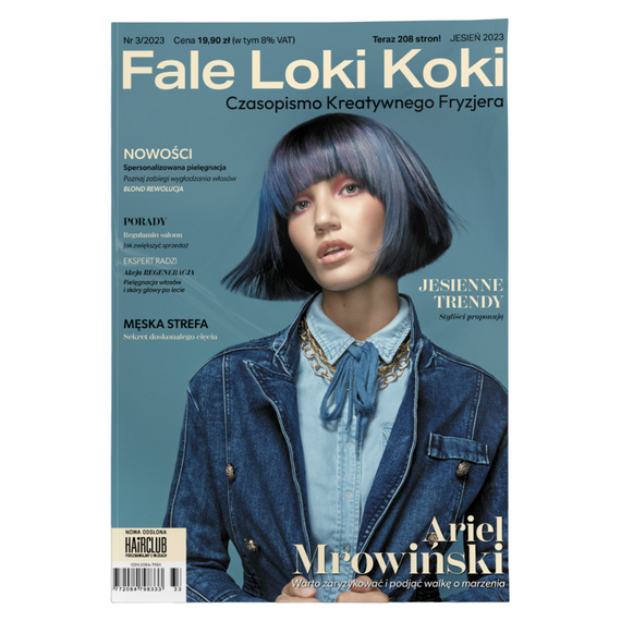 Czasopismo Kreatywnego Fryzjera Fale Loki Koki kwartalne - Jesień 2023