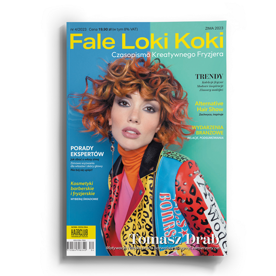 Czasopismo Kreatywnego Fryzjera Fale Loki Koki kwartalne - Zima 2023