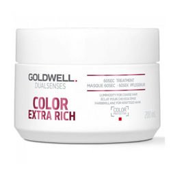 Dualsenses Color Extra Rich 60sec Treatment kuracja do włosów farbowanych grubych 200 ml Goldwell