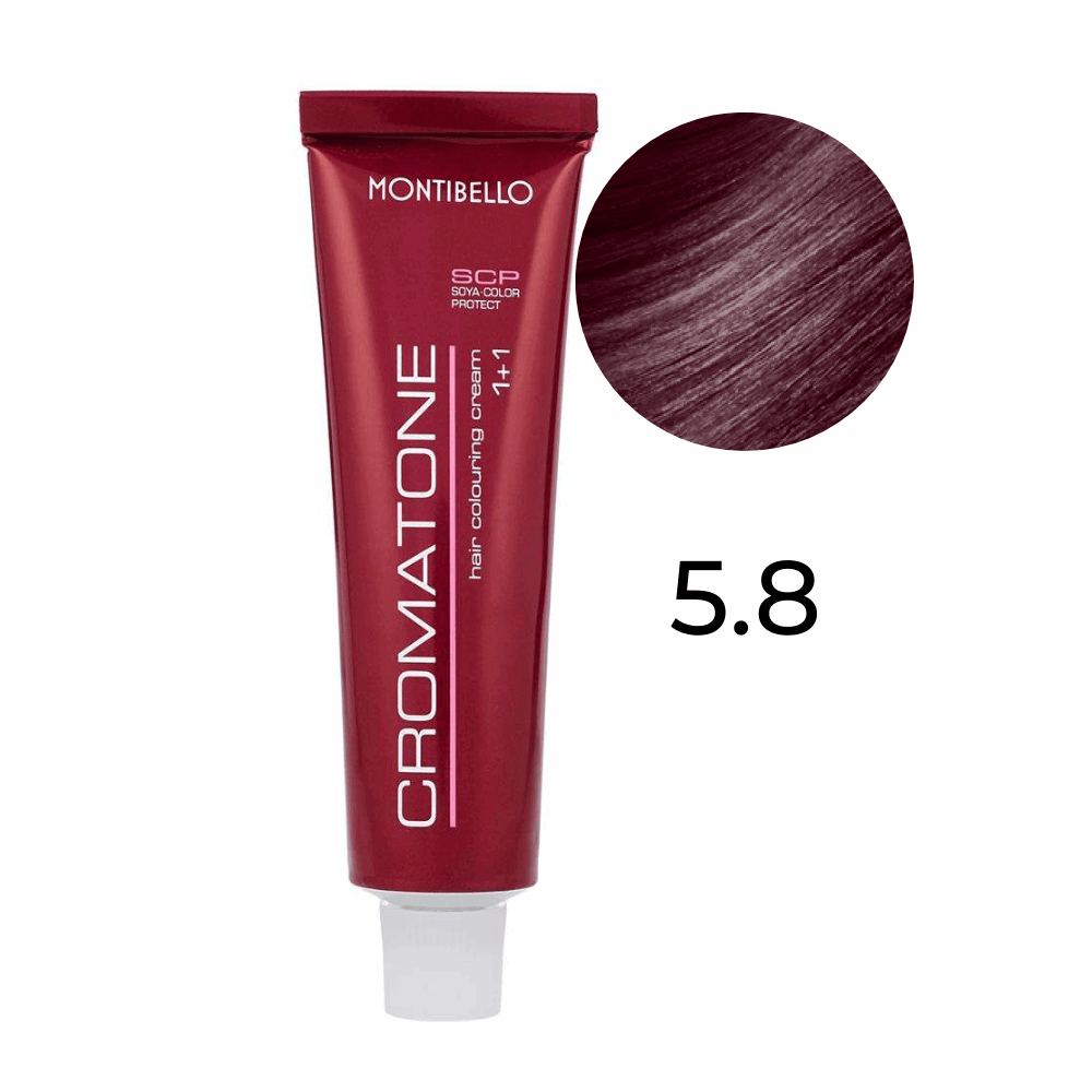 Farba Montibello Cromatone 5.8 purpurowy jasny brąz 60 ml