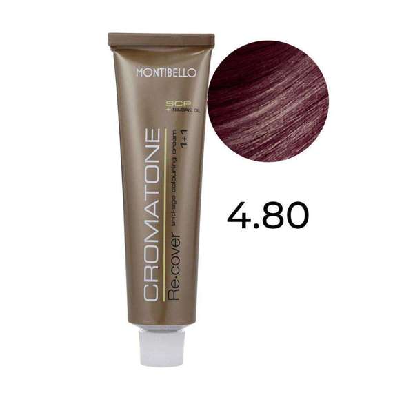 Farba Montibello Cromatone Re-Cover 4.80 purpurowy brąz 60 ml