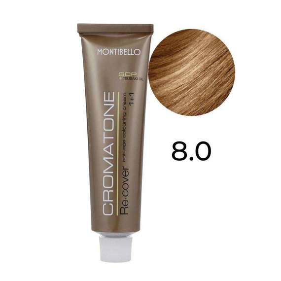 Farba Montibello Cromatone Re-Cover 8.0 jasny blond 60 ml