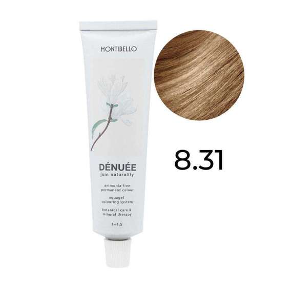 Farba Montibello Denuee 8.31 popielato-złoty jasny blond 60 ml