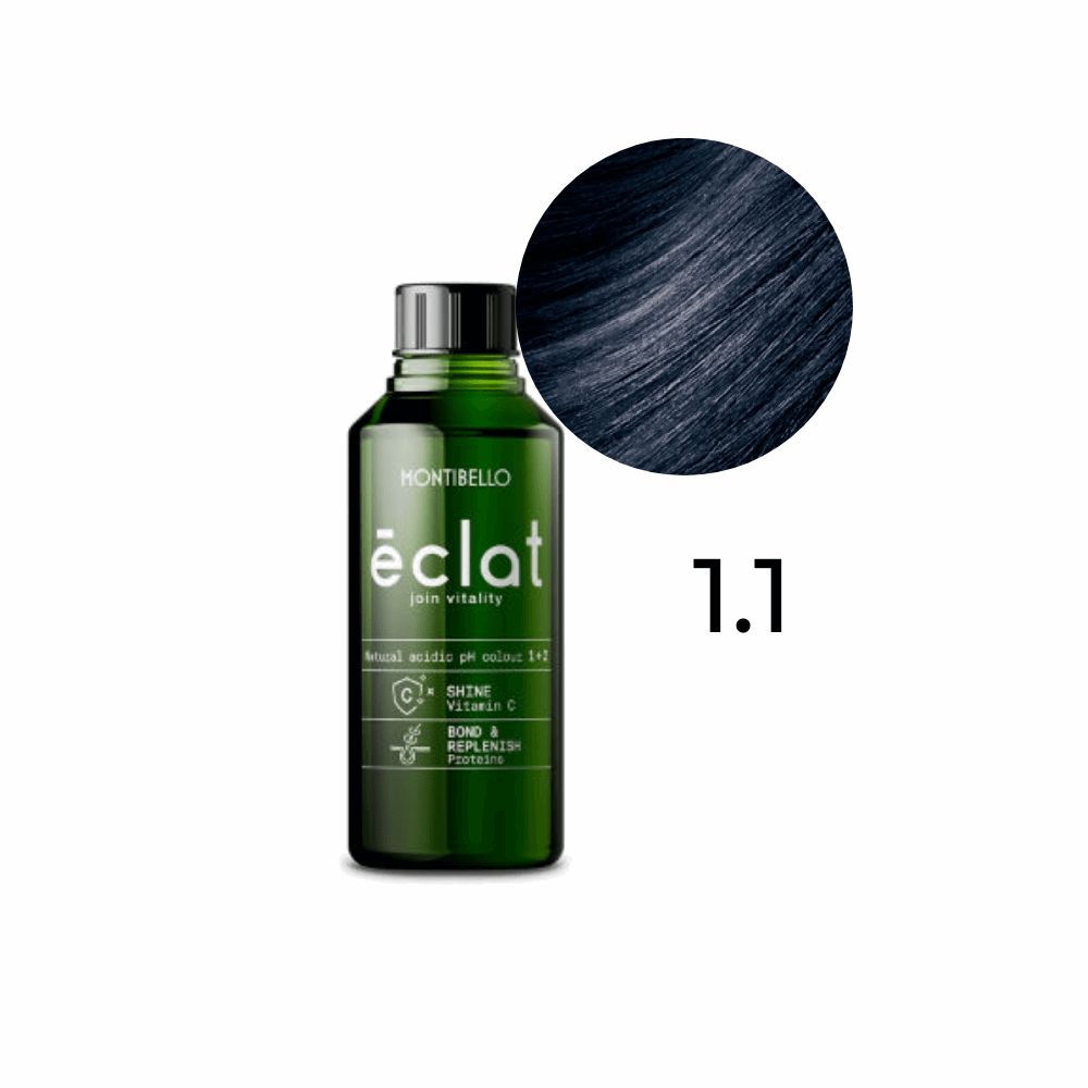 Farba Montibello Éclat 1.1 kwaśna rewitalizująca niebiesko czarny 60 ml