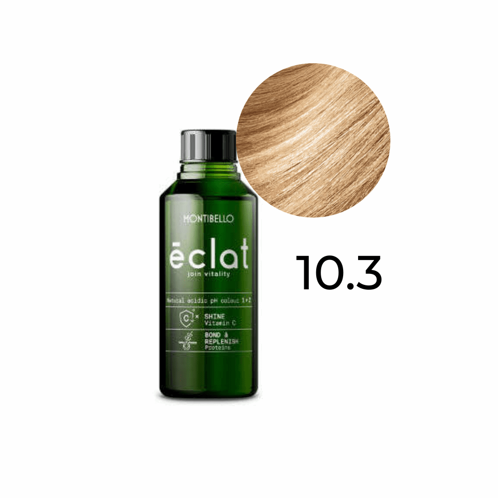 Farba Montibello Éclat 10.3 kwaśna rewitalizująca platynowy złocisty blond 60 ml