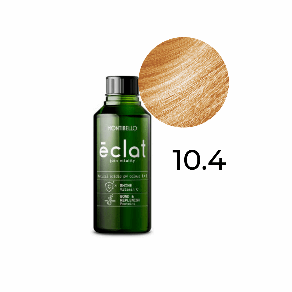 Farba Montibello Éclat 10.4 kwaśna rewitalizująca miedziany platynowy blond 60 ml