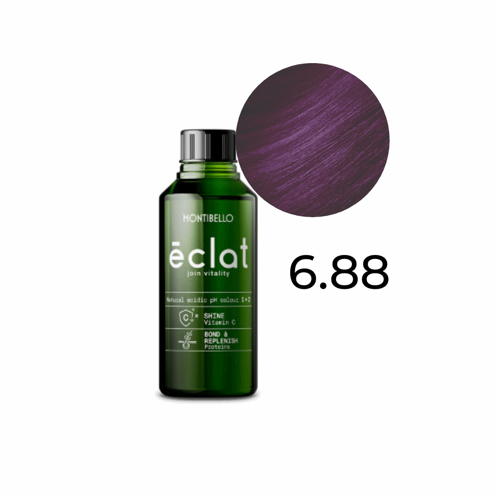 Farba Montibello Éclat 6.88 kwaśna rewitalizująca intensywny purpurowy ciemny blond 60 ml
