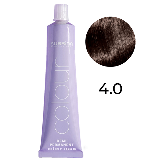 Farba Subrina Demi Permanent Colour 4.0 średni brąz 60 ml