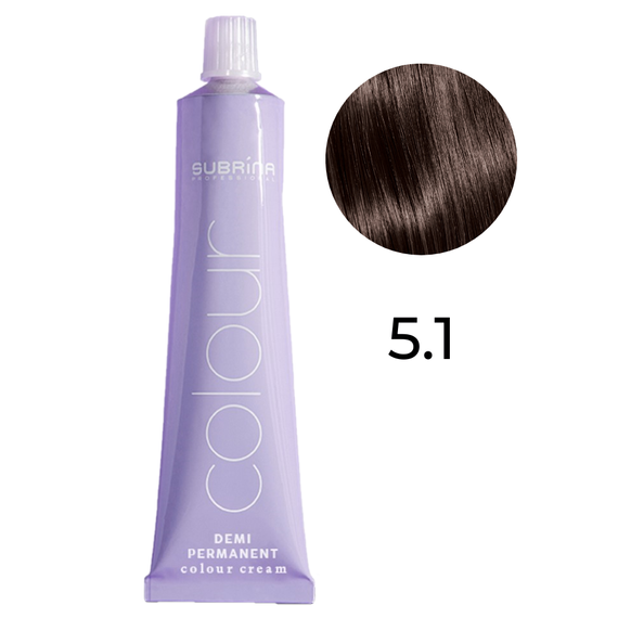 Farba Subrina Demi Permanent Colour 5.1 popielaty jasny brąz 60 ml