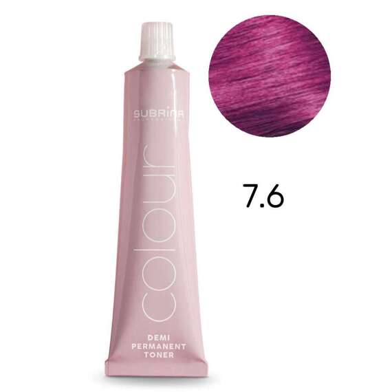 Farba Subrina Demi Permanent Colour 7.6 purpurowy średni blond 60 ml