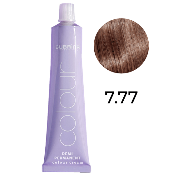 Farba Subrina Demi Permanent Colour 7.77 czekoladowy średni blond 60 ml