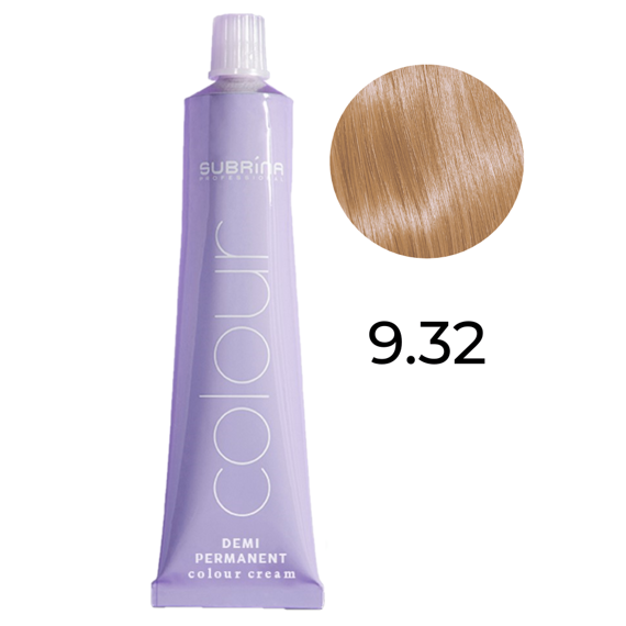 Farba Subrina Demi Permanent Colour 9.32 szampański bardzo jasny blond 60 ml