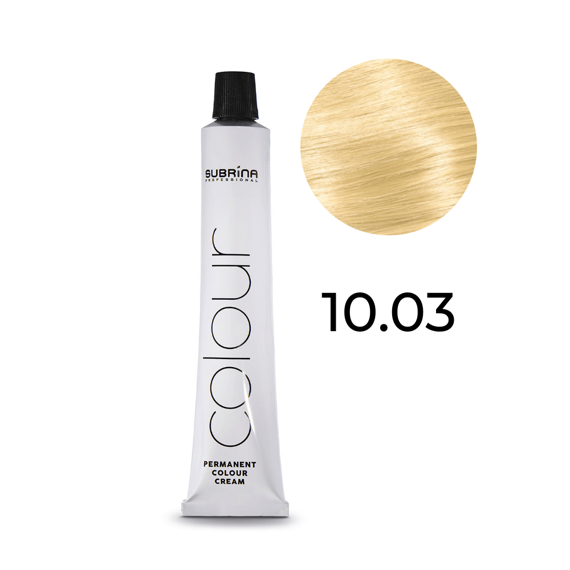 Farba Subrina Permanent Colour 10.03 naturalnie złocisty najjaśniejszy blond 100 ml