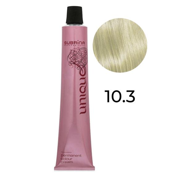 Farba Subrina Unique 10.3 najjaśniejszy blond cendre 100 ml