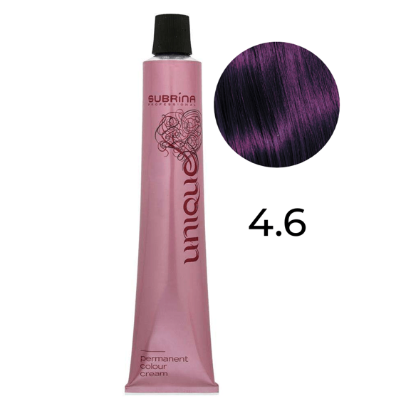 Farba Subrina Unique 4.6 średni brąz intensywnie purpurowy 100 ml