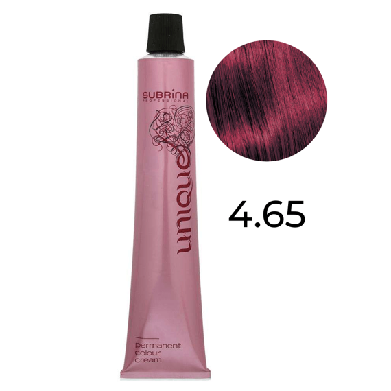 Farba Subrina Unique 4.65 średni brąz mahoniowy 100 ml