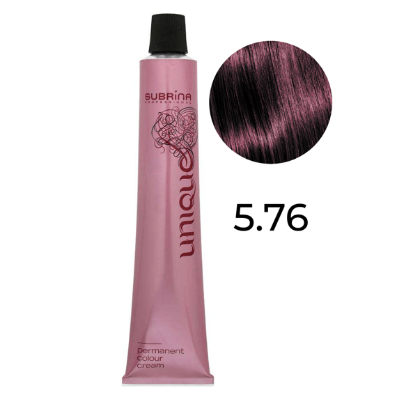 Farba Subrina Unique 5.76 jasny brąz brązowo purpurowy 100 ml
