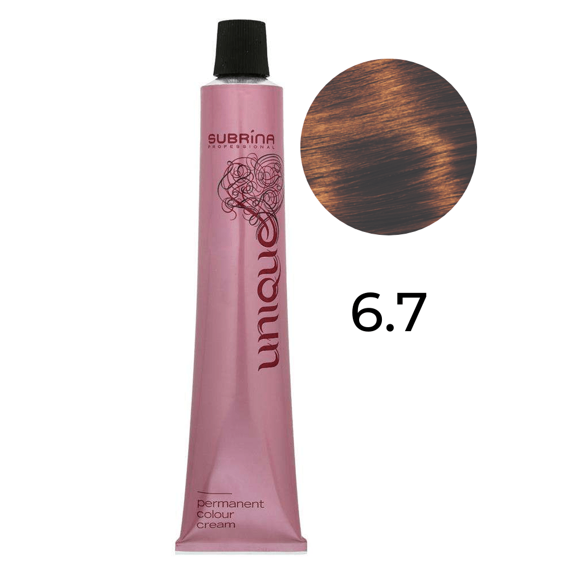 Farba Subrina Unique 6.7 ciemny blond brązowy 100 ml