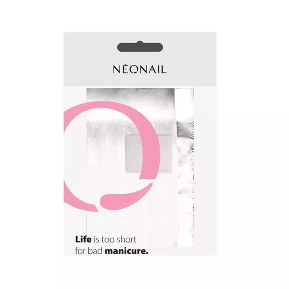 Folia Neonail Foil Nail Wrap do usuwania lakieru hybrydowego 50 sztuk