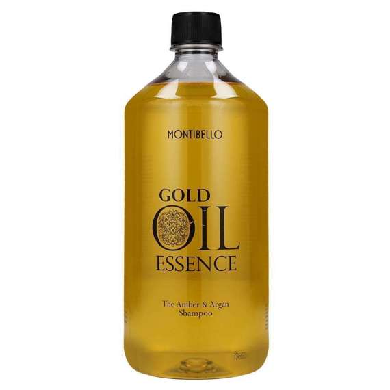 Gold Oil Essence Amber & Argan szampon bursztynowo - arganowy 1000 ml Montibello
