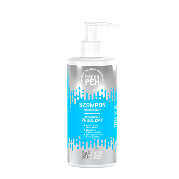 Humektantowy szampon Happy PEH nawilżający do włosów suchych i podrażnionej skóry głowy 270 ml