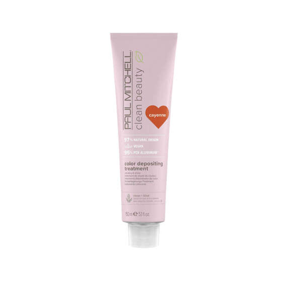 Kuracja Paul Mitchell Clean Beauty Color Depositing Treatment Cayenne odświeżająca i nadająca kolor do włosów 150 ml