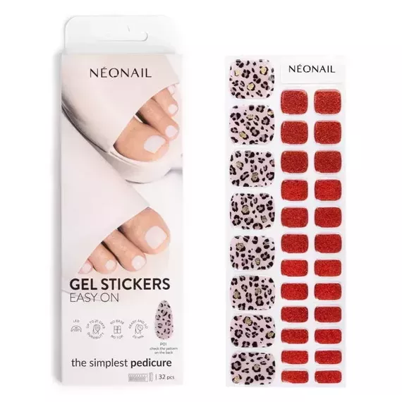 Lakier w naklejce Neonail Gel Stickers Easy On P01
