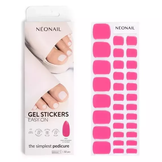 Lakier w naklejce Neonail Gel Stickers Easy On P02