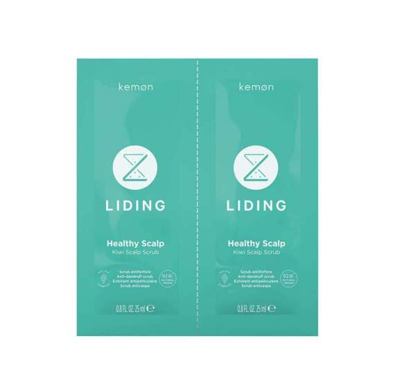 Liding VC Healthy Scalp Anti-Dundruff Kiwi Scrub peeling przeciwłupieżowy 12 x 25 ml Kemon