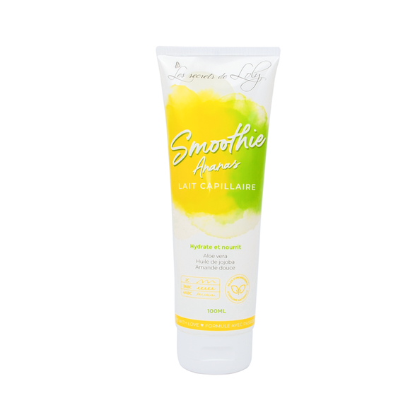 Mleczko Les Secrets De Loly Smoothie Ananas intensywnie nawilżające do włosów kręconych 100 ml