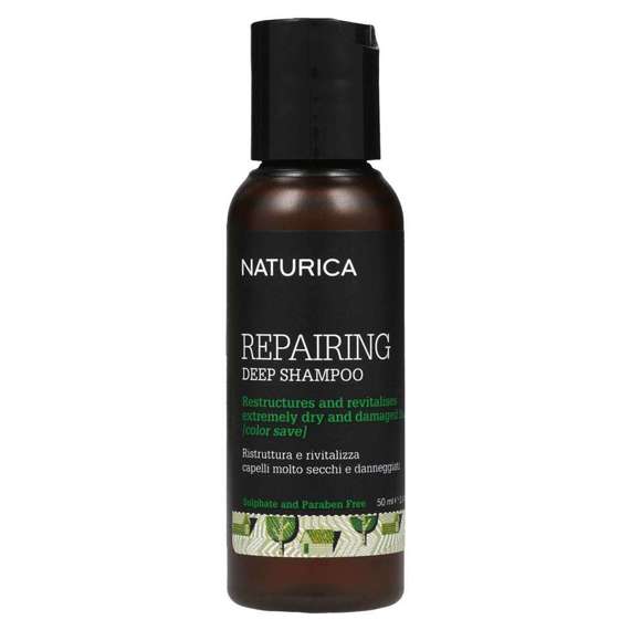 Naturica Repairing Deep Shampoo szampon nawilżający do włosów suchych i zniszczonych 50 ml RICA