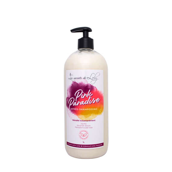 Odżywka Les Secrets De Loly Pink Paradise wzmacniająca do włosów kręconych 1000 ml