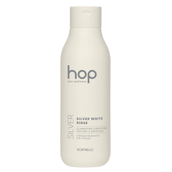 Odżywka Montibello HOP Silver White Rinse rozświetlająca neutralizująca żółte refleksy 750 ml