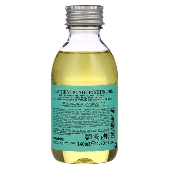 Olejek Davines Authentic Nourishing odżywczy do twarzy, włosów i ciała 140 ml