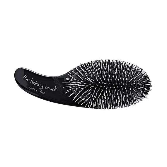 Olivia Garden Kidney Brush Care & Style Black szczotka do rozczesywania włosów