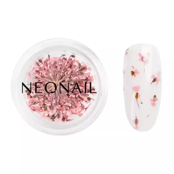 Ozdoba Neonail Pink 01 suszone kwiaty do stylizacji paznokci