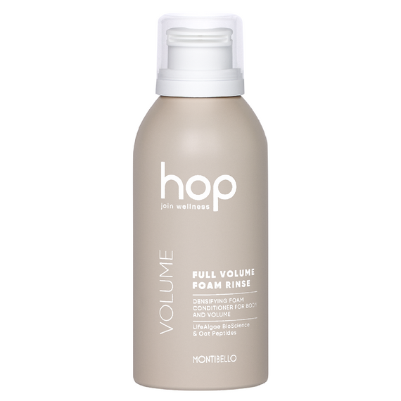 Pianka Montibello HOP Full Volume Foam Rinse nadająca objętość do włosów cienkich 150 ml