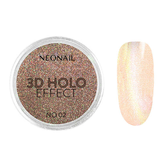 Pyłek Neonail 3D Holo Effect 02 Peach do stylizacji paznokci 2 g