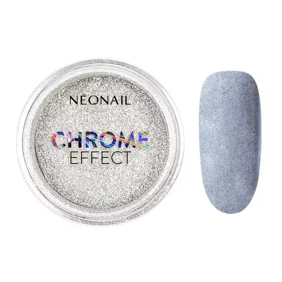 Pyłek Neonail Chrome Effect Silver do stylizacji paznokci