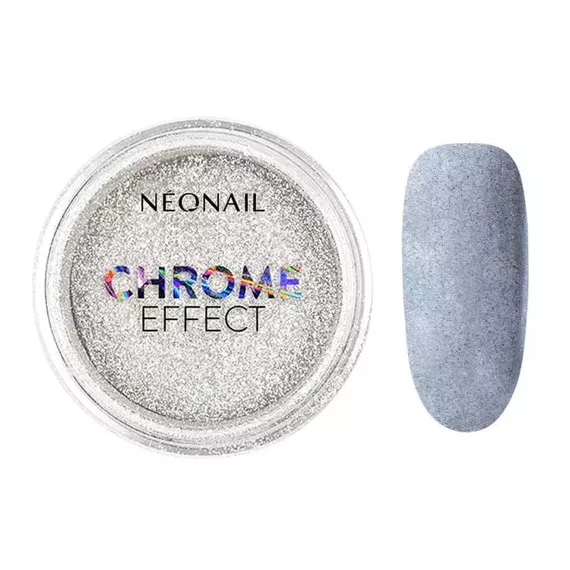 Pyłek Neonail Chrome Effect Silver do stylizacji paznokci 2 g