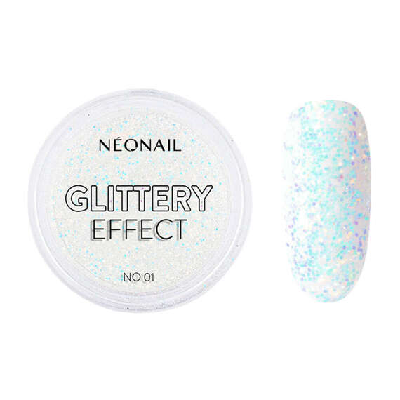 Pyłek Neonail Glittery Effect No.01 do stylizacji paznokci 2 g