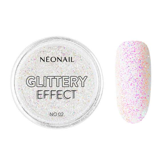 Pyłek Neonail Glittery Effect No.02 do stylizacji paznokci 2 g