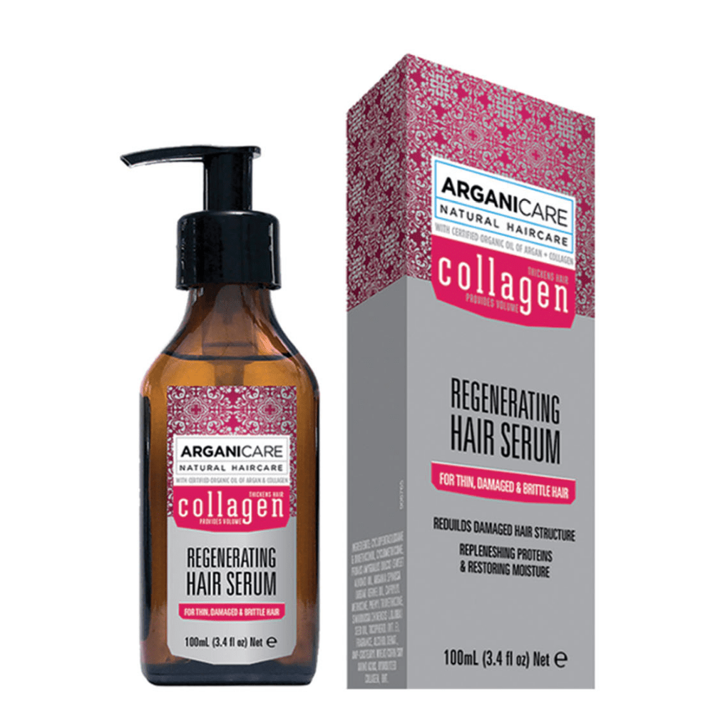 Serum Arganicare Collagen wzmacniające do cienkich, uszkodzonych i łamliwych włosów 100 ml