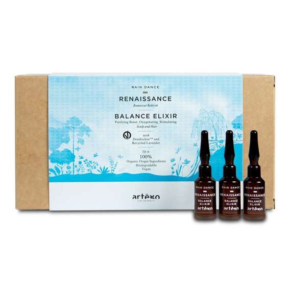 Serum Trychologiczne Artego Rain Dance Renaissance Balance Elixir głęboko oczyszczające 20 x 5 ml