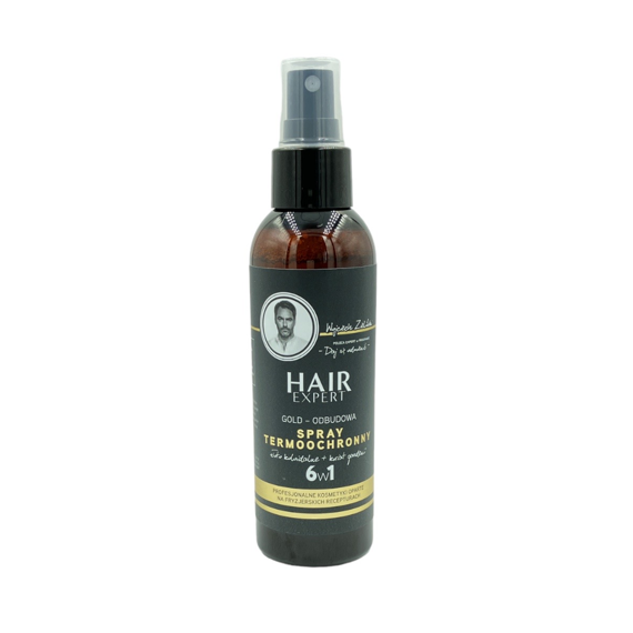 Spray Hair Expert Odbudowa 6 w 1 termoochronny ze złotem koloidalnym i ekstraktem z alg 140 ml