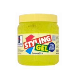 Styling Gel Extra Strong żel mocny żółty 500 ml Hegron