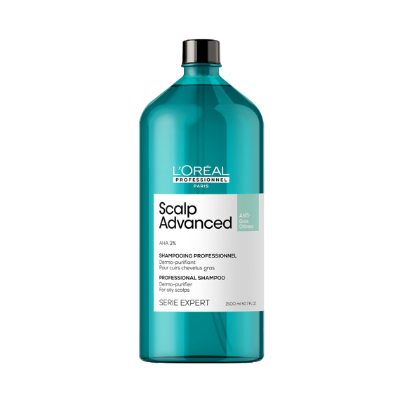 Szampon L'Oréal Professionnel Serie Expert Scalp Advanced Anti Oiliness oczyszczający do przetłuszczającej skóry głowy 1500 ml