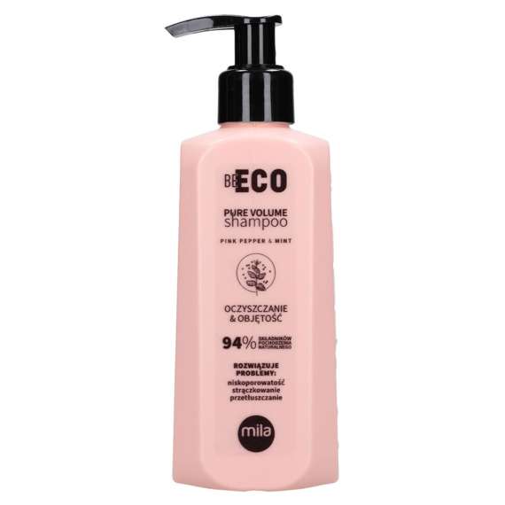 Szampon Mila BE ECO Pure Volume Shampoo Oczyszczanie i Objętość 250 ml