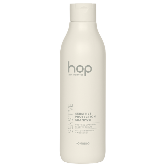 Szampon Montibello HOP Sensitive Protection o działaniu łagodzącym do wrażliwej skóry głowy 1000 ml